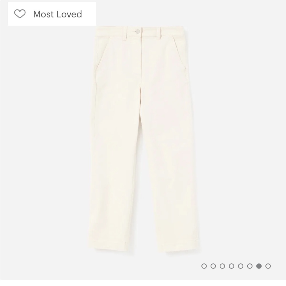 Like New Everlane Straight Crop in Sandstone, 00